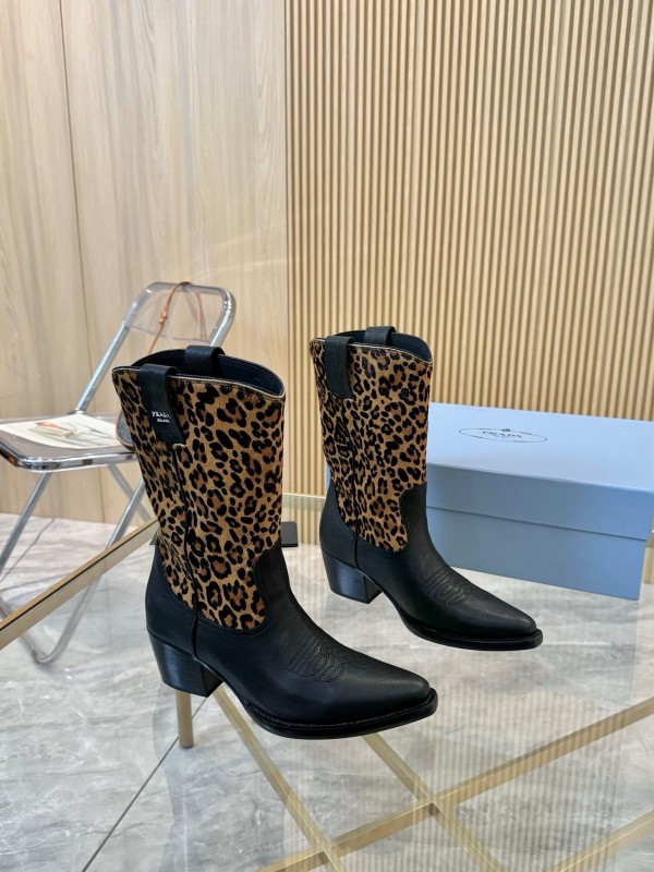 Prada Classic Pointed Toe Boots - LY00370/LY00440
