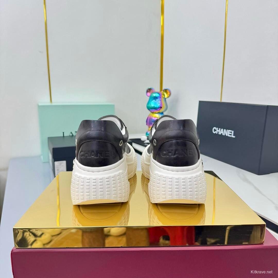Chanel 2025 SS Panda Loafers Casual Sports Shoes - LY00330