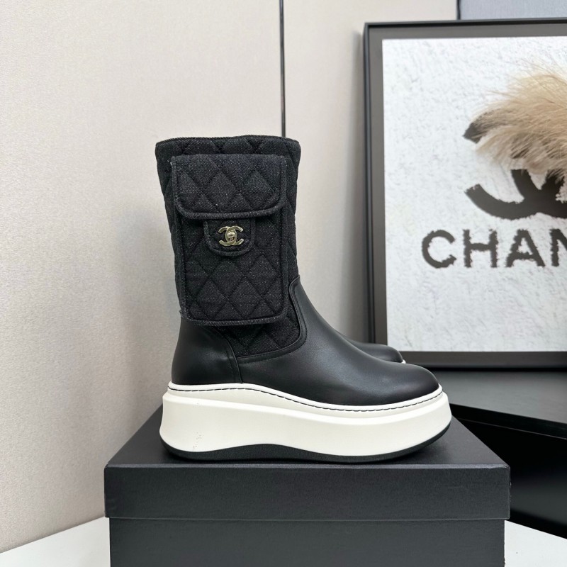 Chanel 2025 SS Short Boots Essential Autumn Winter Item - L Y00390
