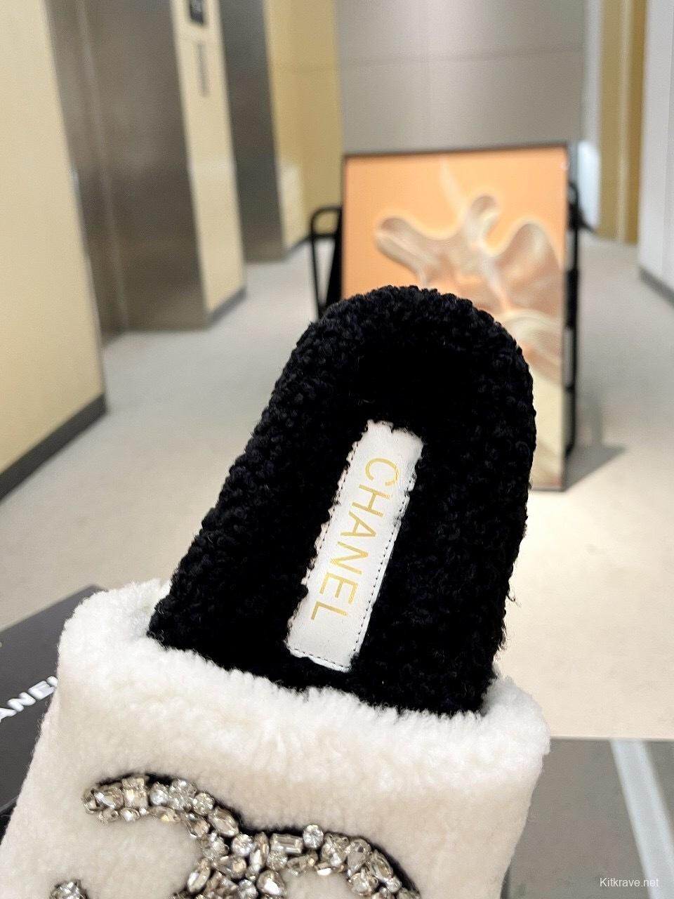 Chanel 2025 SS New Wool Slippers Soft Wool - LY00280