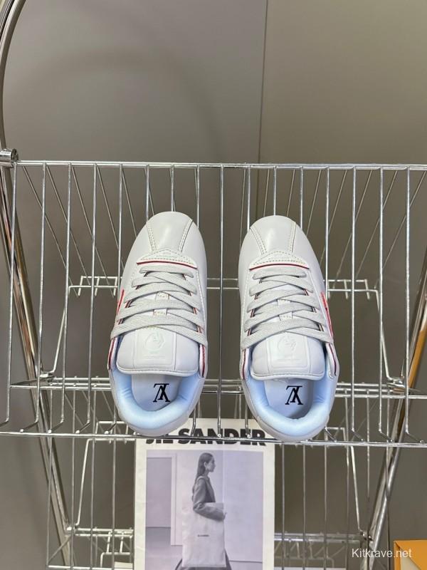 Louis Vuitton 2025 SS Pharrell Williams Collaboration Thick Sole Sneakers Retro Running Shoes - KFY00380