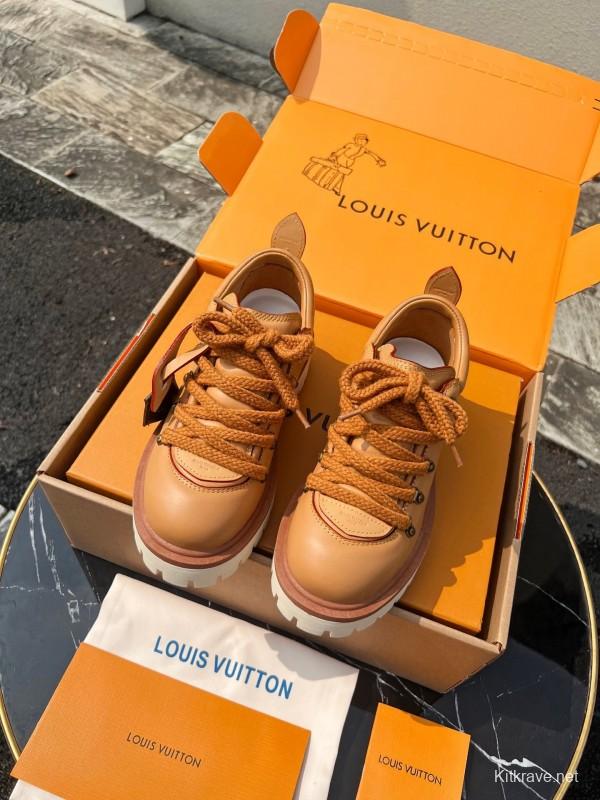 Louis Vuitton REMIX Lace-Up Derby Hiking Shoes - LY00340