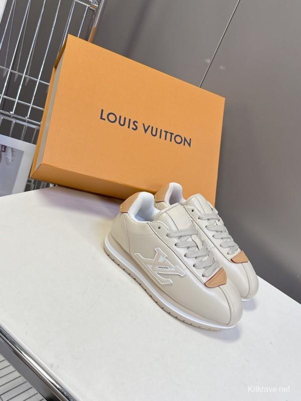 Louis Vuitton LV x Pharrell Williams Runway Platform Sneakers Retro Running Shoes - KFY00380