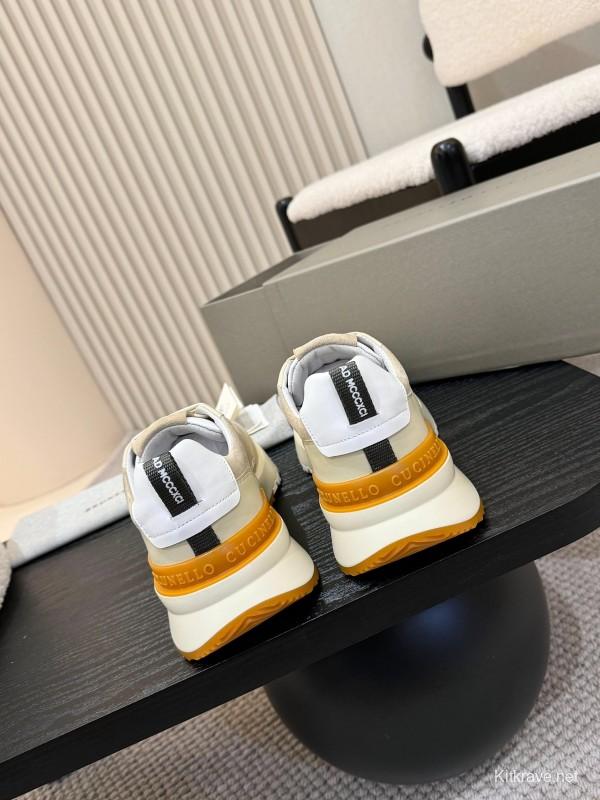 Brunello Cucinelli Casual Sneakers with Seasonal Colors and Leather Lining - KFY00320