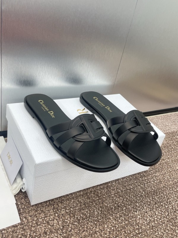 Dior D-Club Jelly Color Hollow Layered Cross-Strap Women Sandals - KFY00280