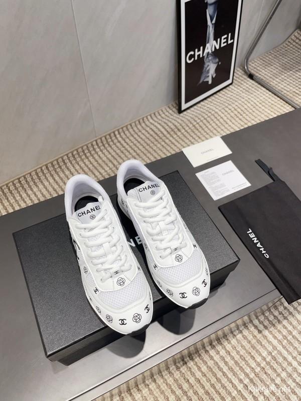 Chanel Silver Horn King II Casual Series Sports Shoes - KFY00330