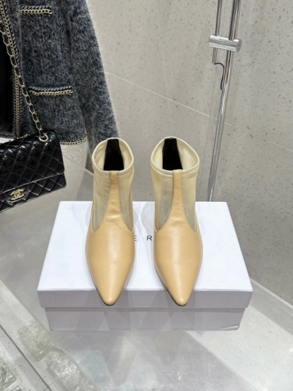 THEROW 2025SS French Retro Minimalist Mesh Kitten Heel Sandals - KFY00320