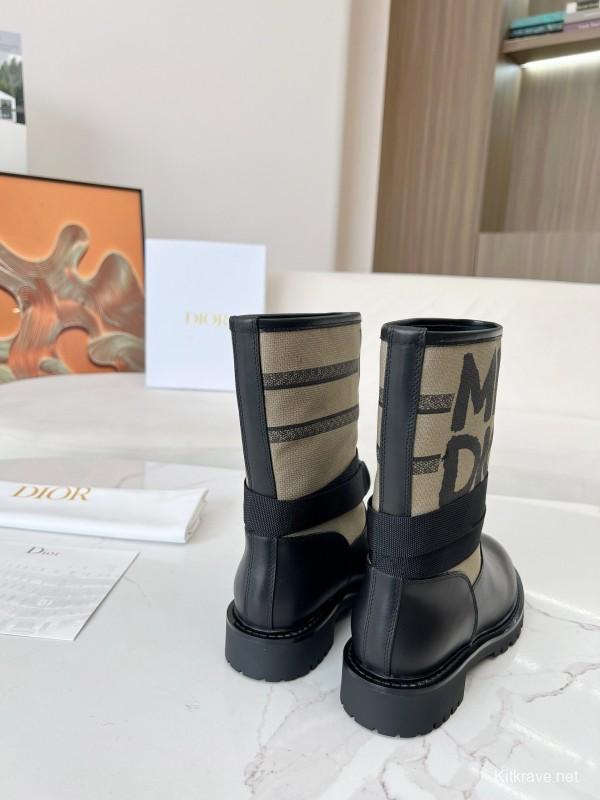 Dior 2025/SS Autumn Winter Boots Retro Work Boots Slip-On - LY00320