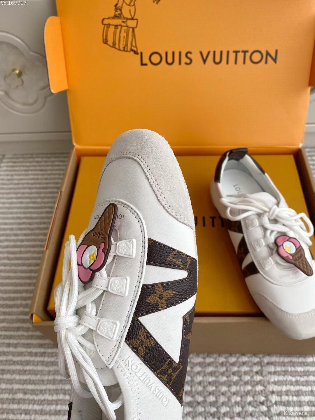 Louis Vuitton SNEAKERINA Ballet Sneakers Couple Edition with Chip - AS00350