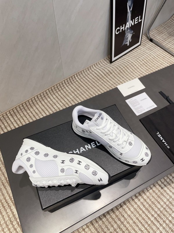 Chanel Silver Horn King II Casual Series Sports Shoes - KFY00330