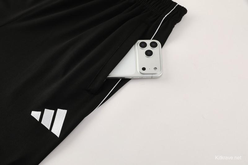 25/26  Adidas White Full zipper Jacket Tracksuit+ long pants