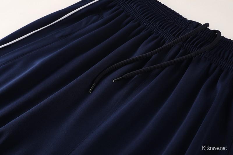 25/26  Adidas Royal Blue/Sky Blue Full zipper Jacket Tracksuit+ long pants