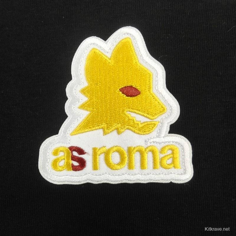 25/26 Adidas x AS Roma Retro  Embroidered Logo Hoodie 9 Colors