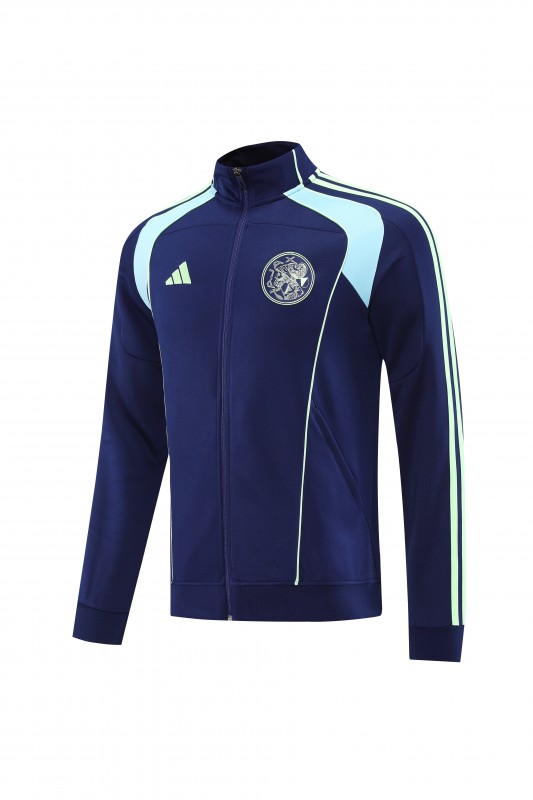 25/26 Ajax Amsterdam Navy Blue Full zipper Jacket Tracksuit+ long pants