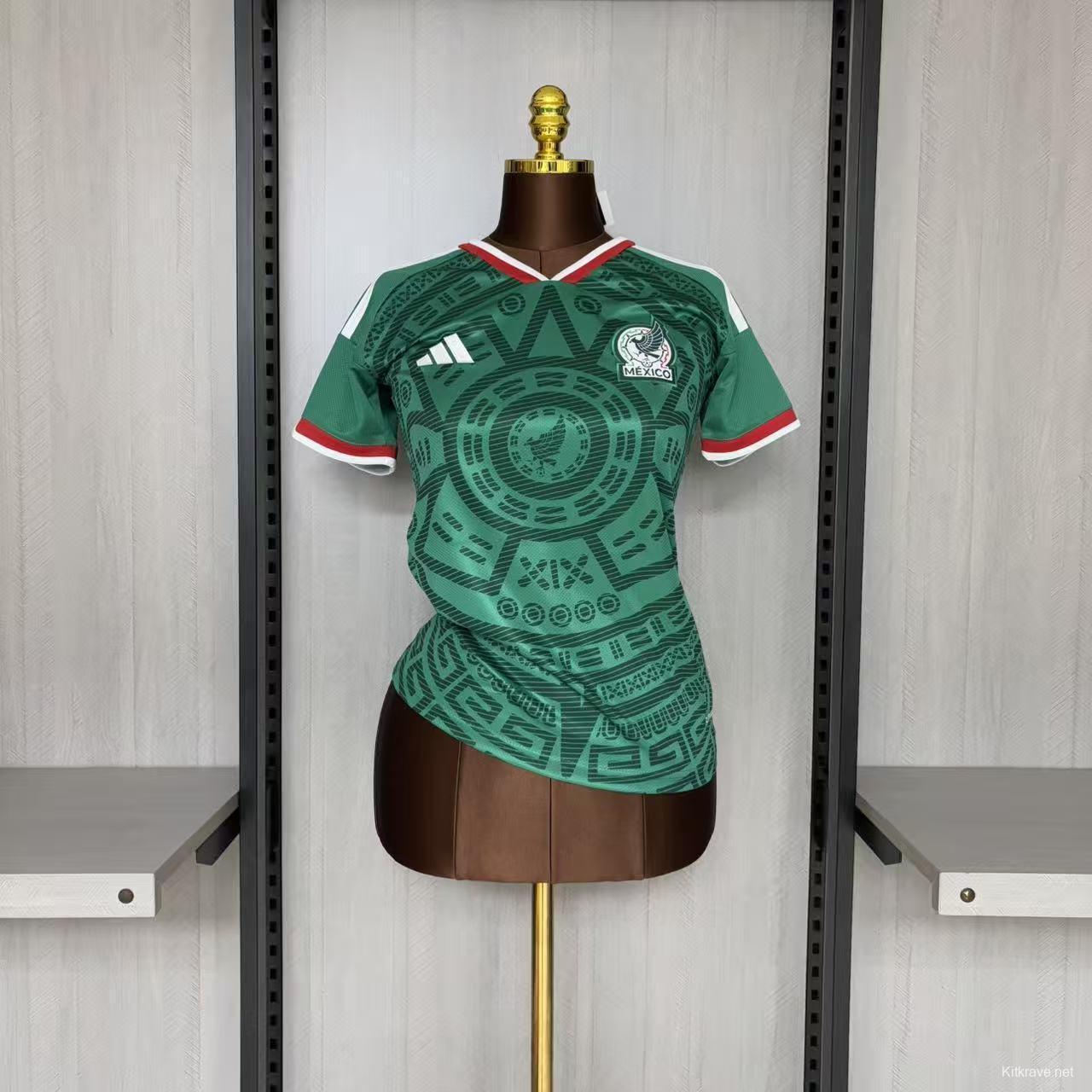 2026 Women Mexico Home Jersey