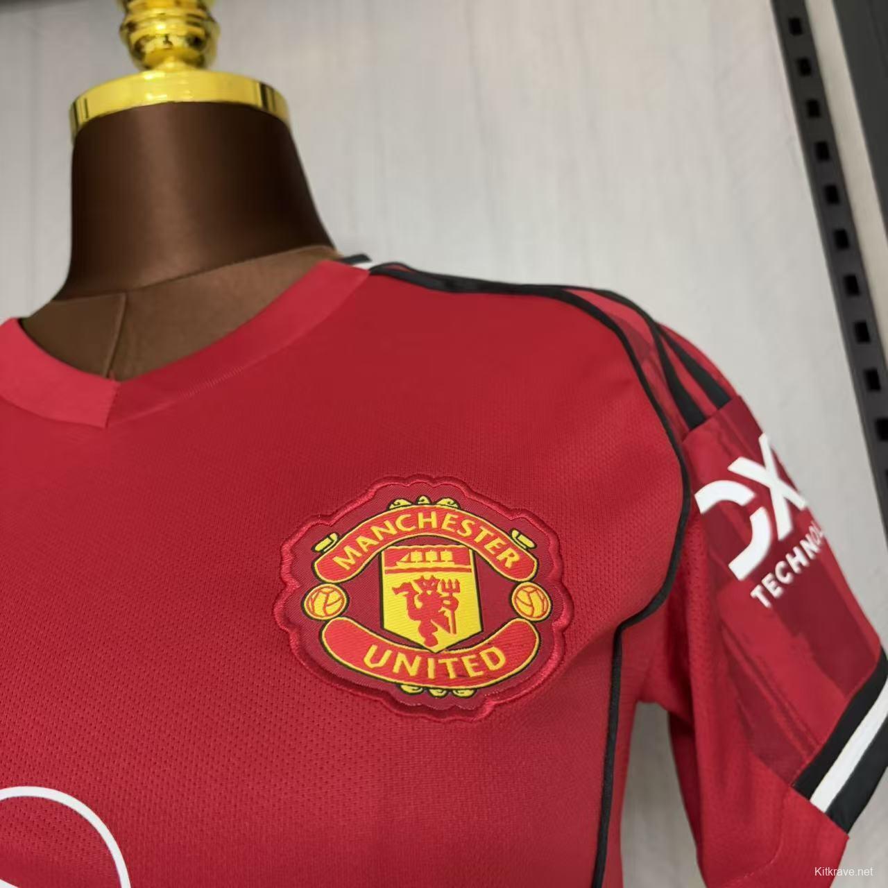 25/26 Women Manchester United Home Jersey