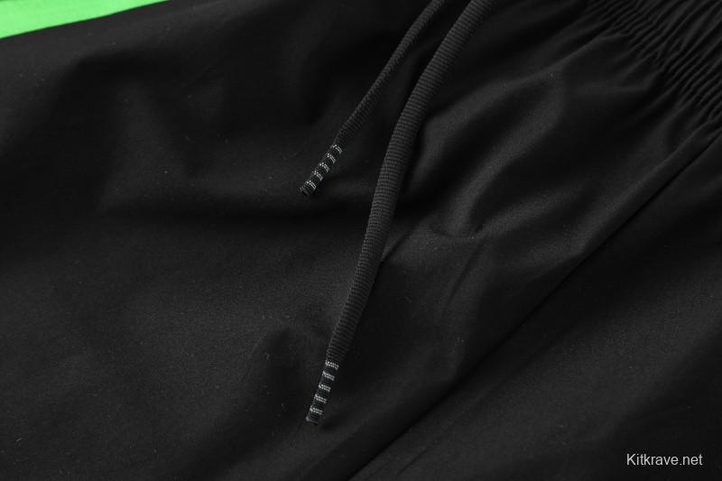25/26 Real Betis White Black Green  Full zipper Jacket Tracksuit+ long pants