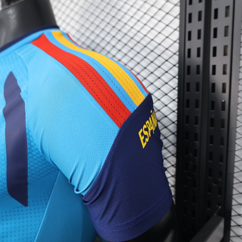 2026 Player Version  Spain  Sky Blue Training Jersey