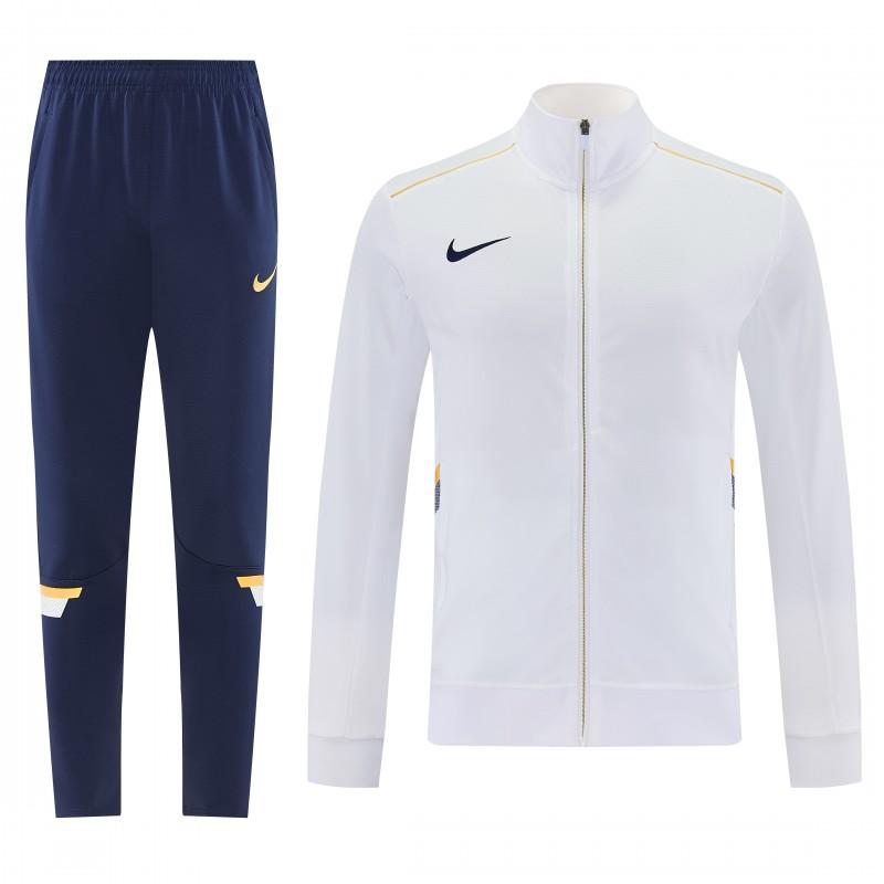 2026 NIKE White Full Zipper Jacket + Long Pants