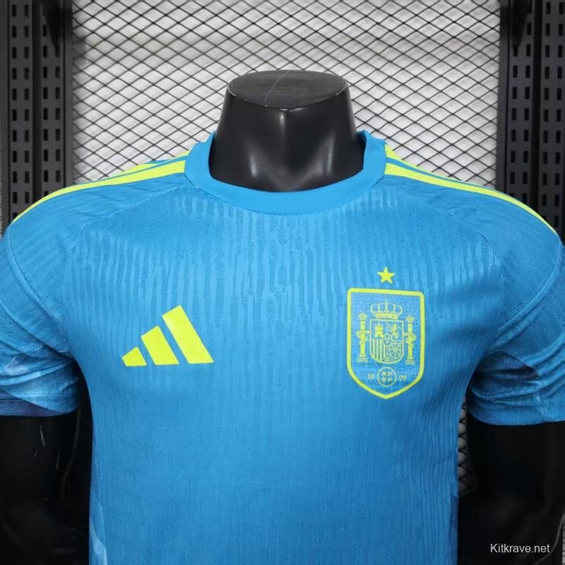 2026 Player Version Spain Away Blue Jersey