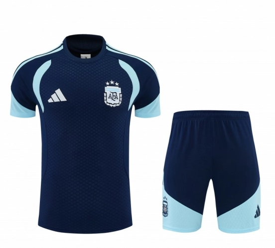 26/27 Argentina Navy Blue Short Sleeve+Soccer Shorts
