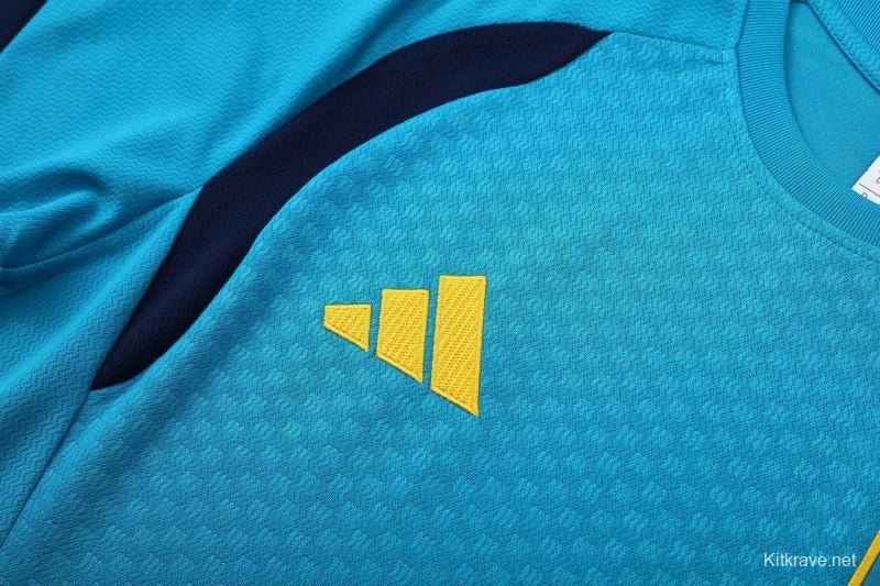 26/27 Spain Light Blue Short Sleeve+Soccer Shorts