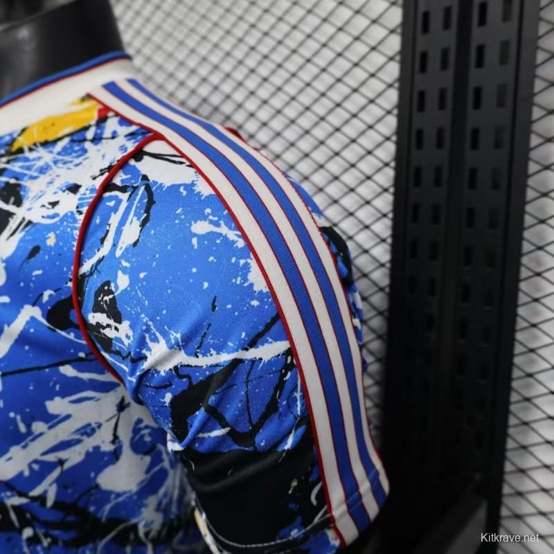 Player Version 26/27 Manchester United Multicolor Paint Splash Art Special Edition Jersey