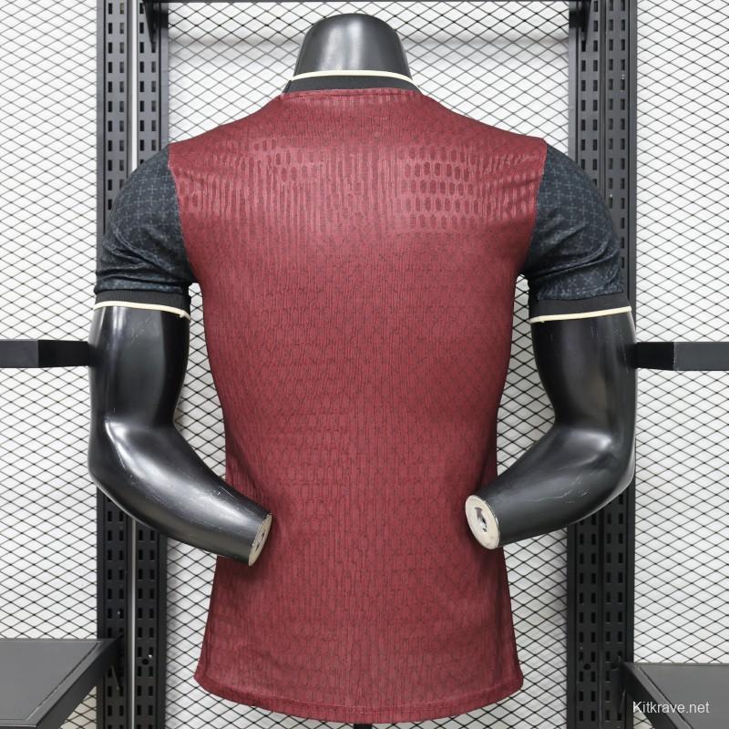 Player Version 26/27  PSG Paris Saint-Germain Black Burgundy Gold Special Edition Jersey