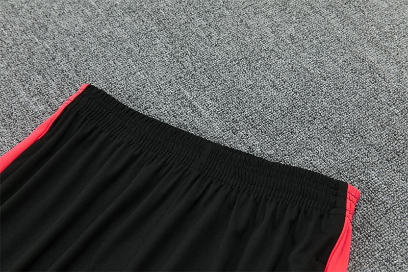 26/27 Brazil Black & Red Half Zipper Jacket Tracksuit + Long Pants