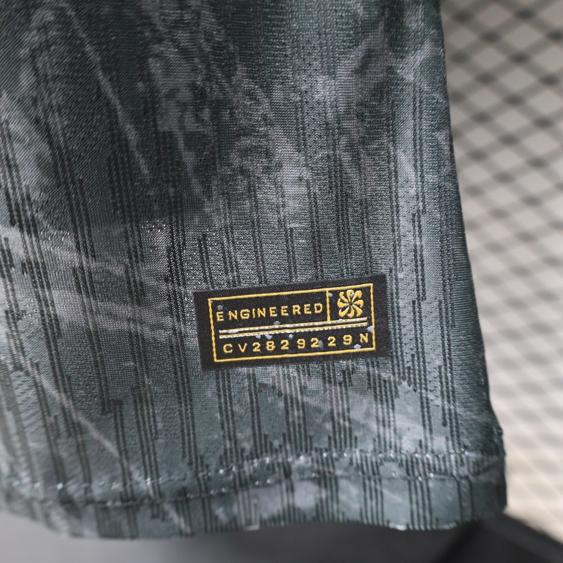 Player Version 26/27 FC Barcelona Dark Olive Green with Grunge Graffiti Third Jersey