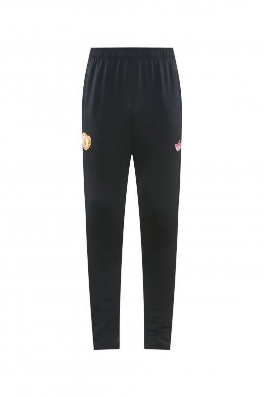 2026/27 Manchester United Black Grunge Splatter Paint Full Zipper Jacket Tracksuit + Long Pants