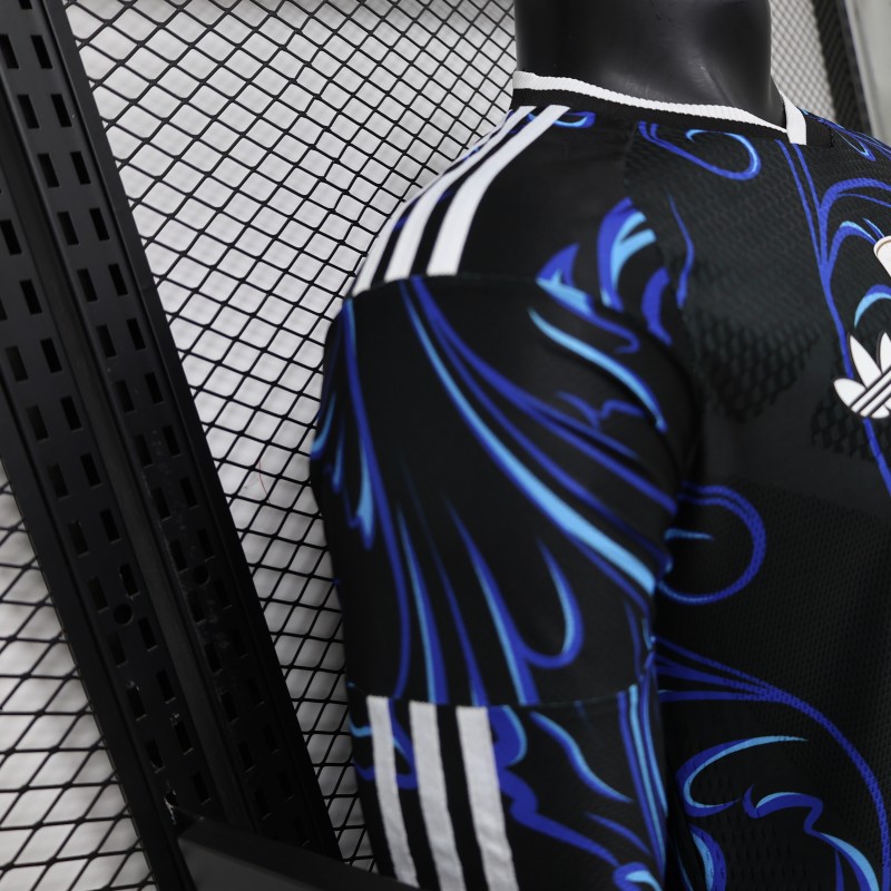 Player Version  26/27  Argentina  Black & Blue  Long Sleeve Jersey