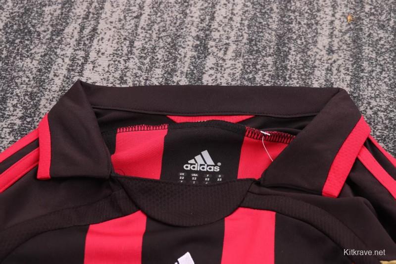 Retro Kids 06/07 AC Milan Home Long Sleeve Jersey