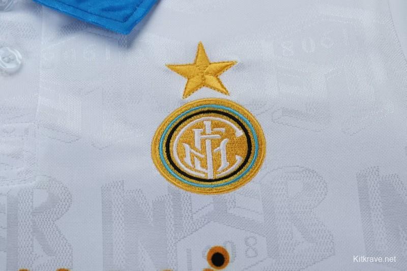 Retro Kids 94/95 Inter Milan Away White Jersey