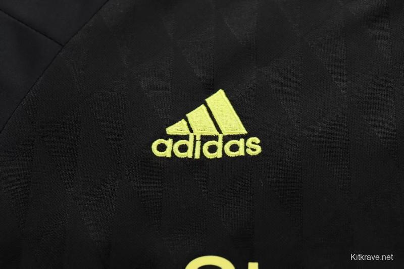 Retro 2010/11 Kids Liverpool Black & Yellow Away Jersey
