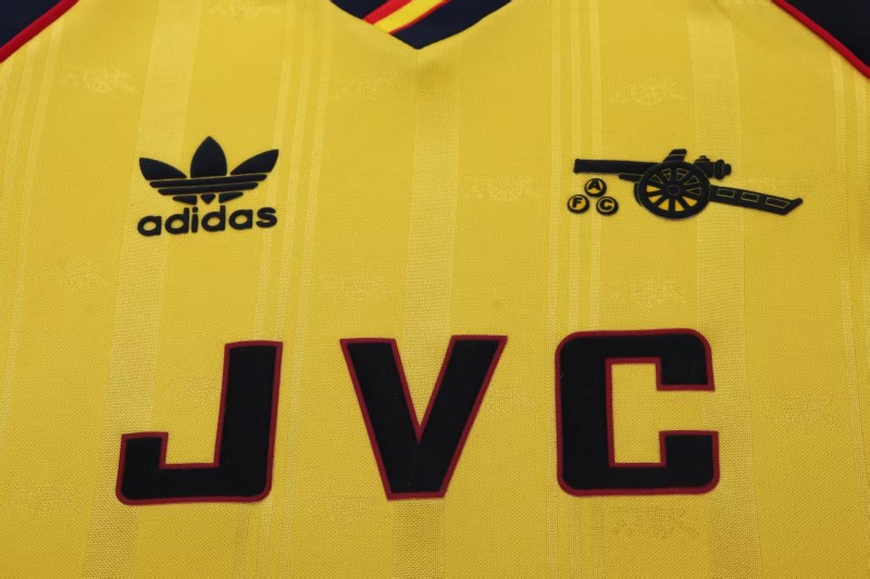 Retro Kids 88/90 Arsenal Yellow Away Jersey
