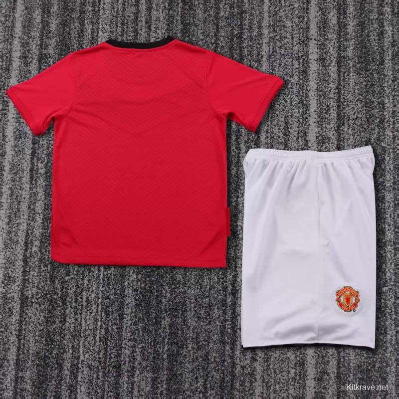 Retro Kids 10/11 Manchester United Home Jersey