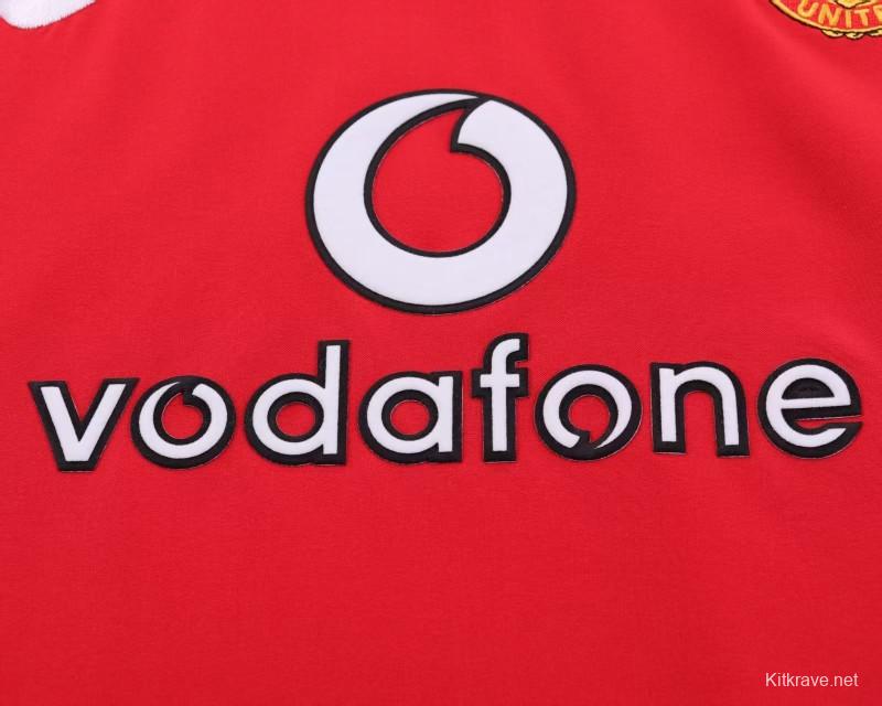 Retro Kids 02/04 Manchester United Home Jersey