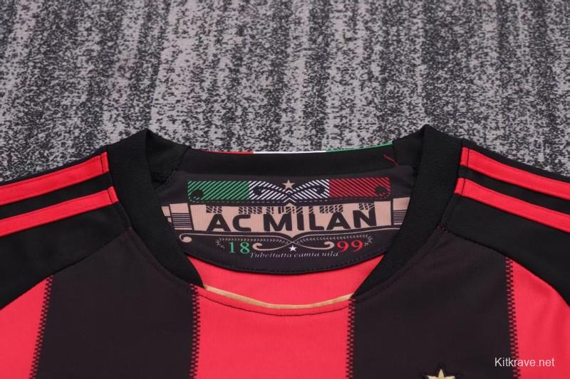 Retro Kids 11/12  AC Milan Home Jersey