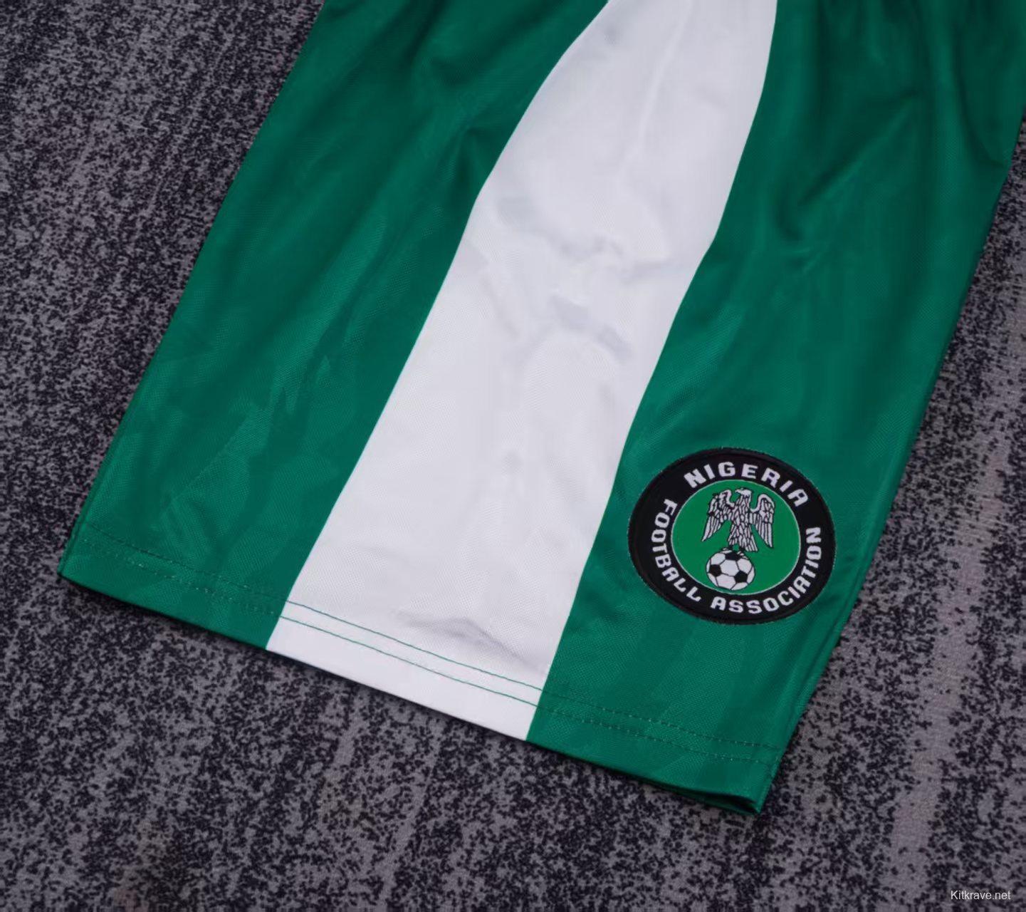 Retro Kids 1996  Nigeria Away White Jersey