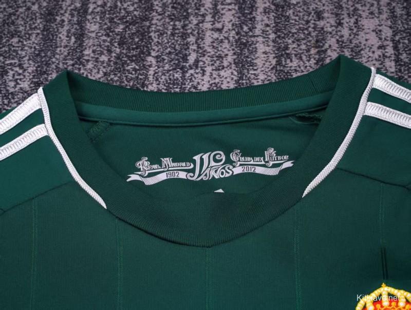 Retro Kids 12/13  Real Madrid Third Green Jersey