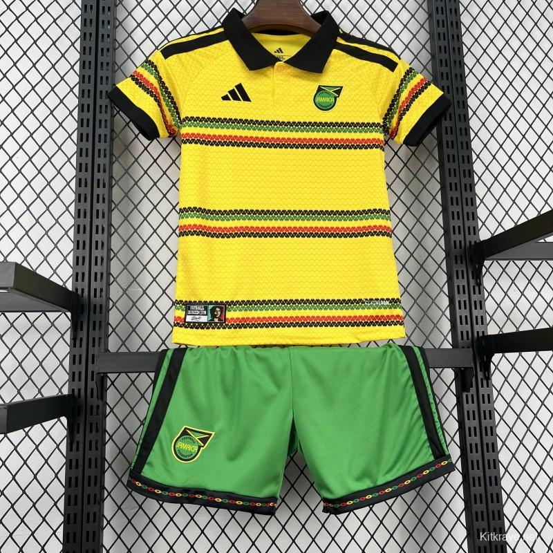 2026 Kids Jamaica X Bob Marley Home Jersey Kit