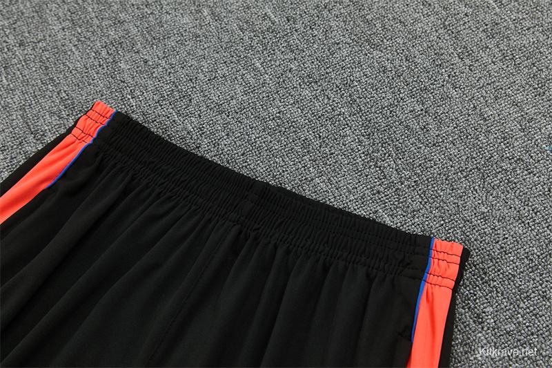 Player Version 26/27 Paris Black Half Zipper Jacket+Long Pants