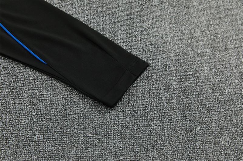 Player Version 26/27 Paris Black Half Zipper Jacket+Long Pants