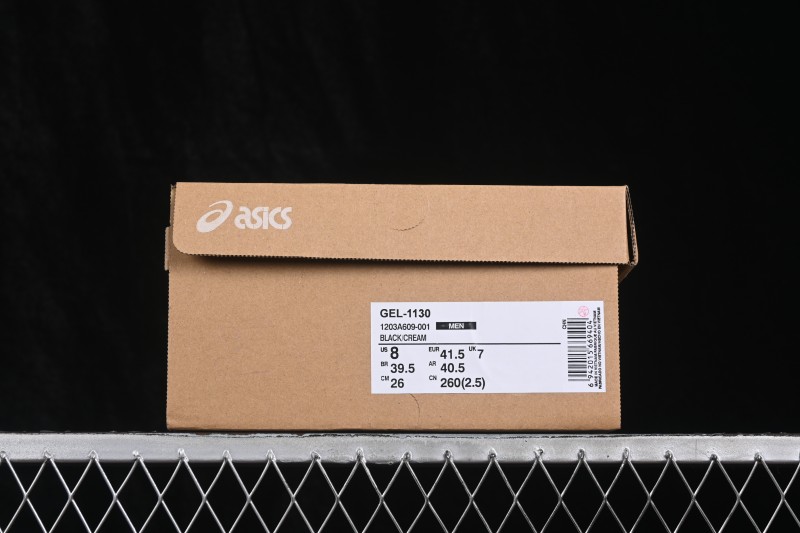 Asics Tiger GEL-1130 Retro Running Shoes with GEL Cushioning and Ortholite Insole - 1203A609-001