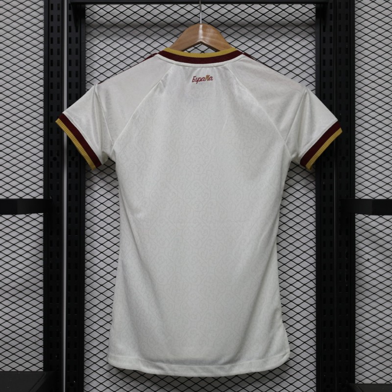 Player Version Womens  26/27  Spain White Away Jersey