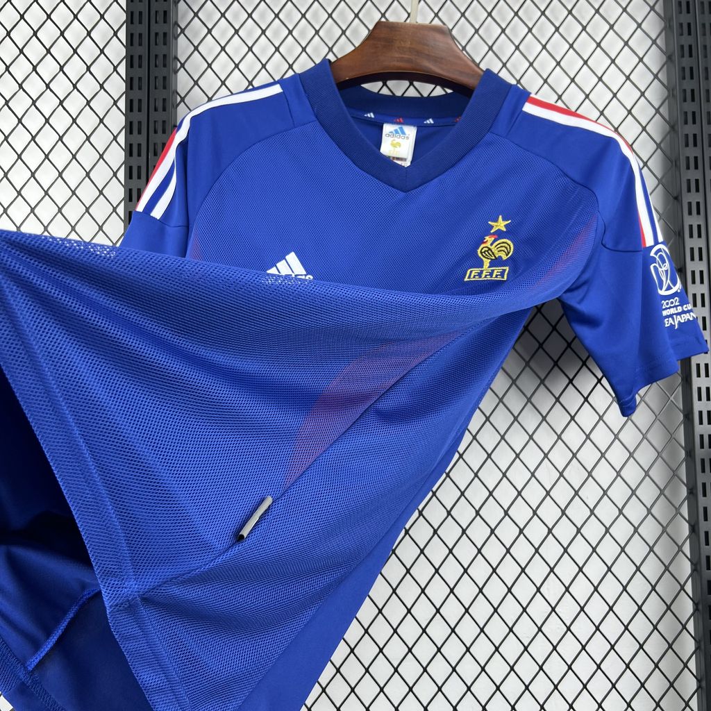 Retro 2002 France Home Jersey