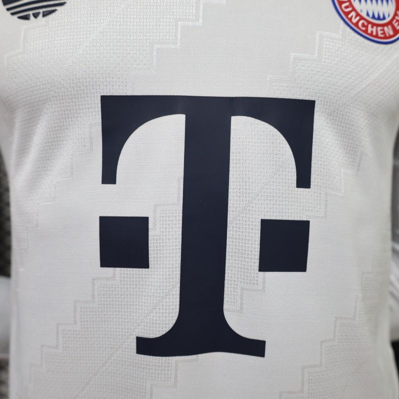 Player Version 26/27 Bayern Munich Away White Long Sleeve Jersey
