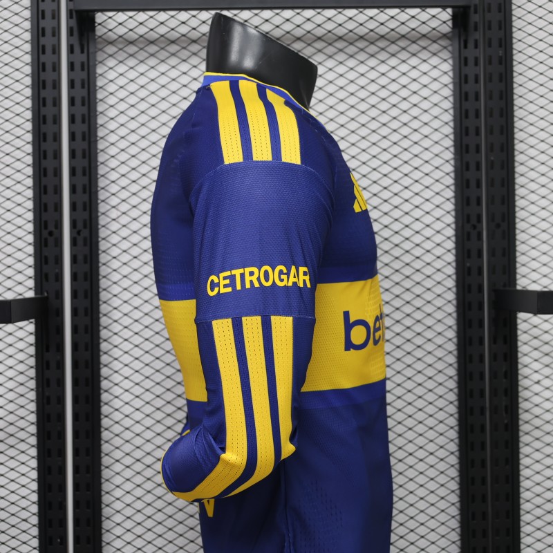 Player Version 26/27 Boca Juniors Home Long Sleeve Jersey