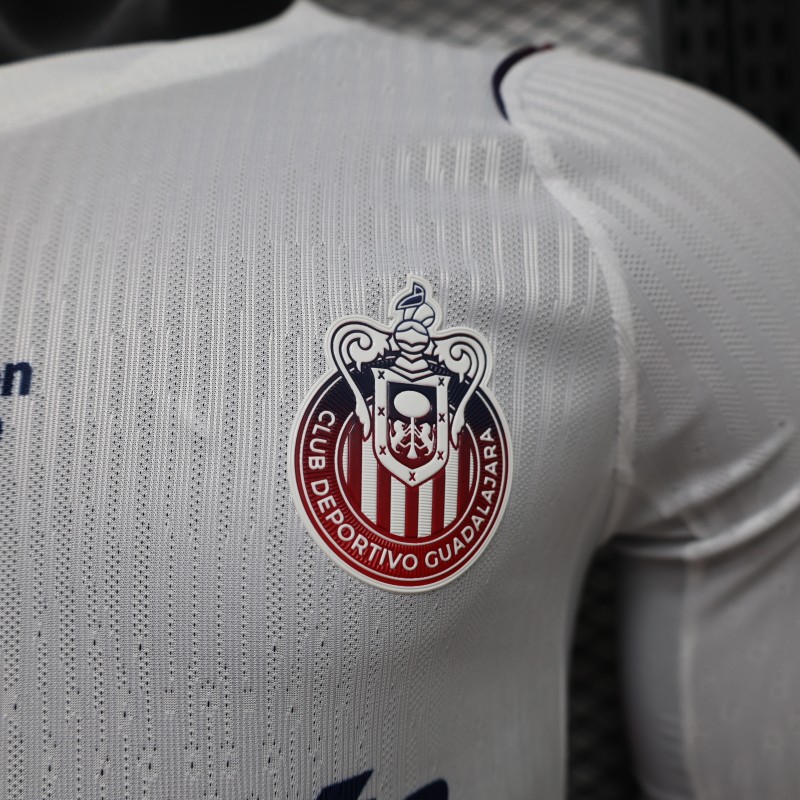Player Version 26/27 Chivas Away White Long Sleeve Jersey